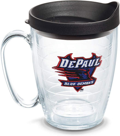 Tervis Made in USA Double Walled University of Alabama Crimson Tide Insulated Tumbler Cup Keeps Drinks Cold & Hot, 16oz Mug, Emblem - Colors F