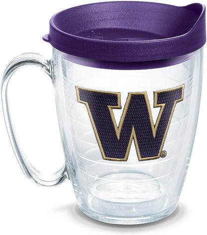 Tervis Made in USA Double Walled University of Alabama Crimson Tide Insulated Tumbler Cup Keeps Drinks Cold & Hot, 16oz Mug, Emblem - Colors F