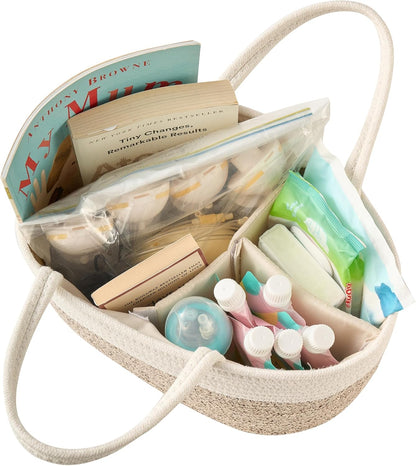 Diaper Caddy Organizer, Gift Basket for Baby Shower, Newborn Essentials