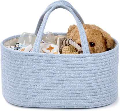 Diaper Caddy Organizer, Gift Basket for Baby Shower, Newborn Essentials