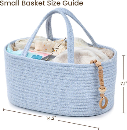 Diaper Caddy Organizer, Gift Basket for Baby Shower, Newborn Essentials