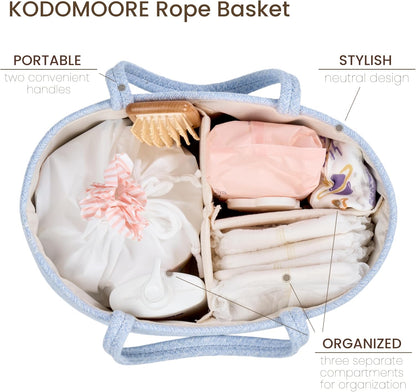 Diaper Caddy Organizer, Gift Basket for Baby Shower, Newborn Essentials