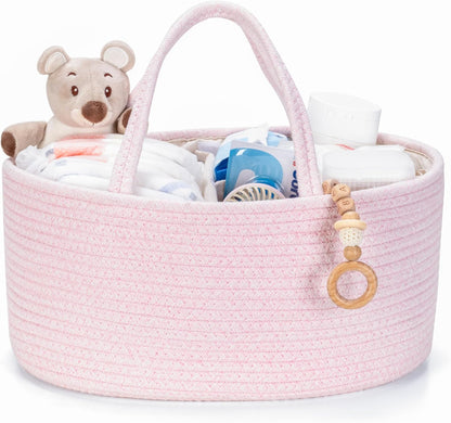 Diaper Caddy Organizer, Gift Basket for Baby Shower, Newborn Essentials