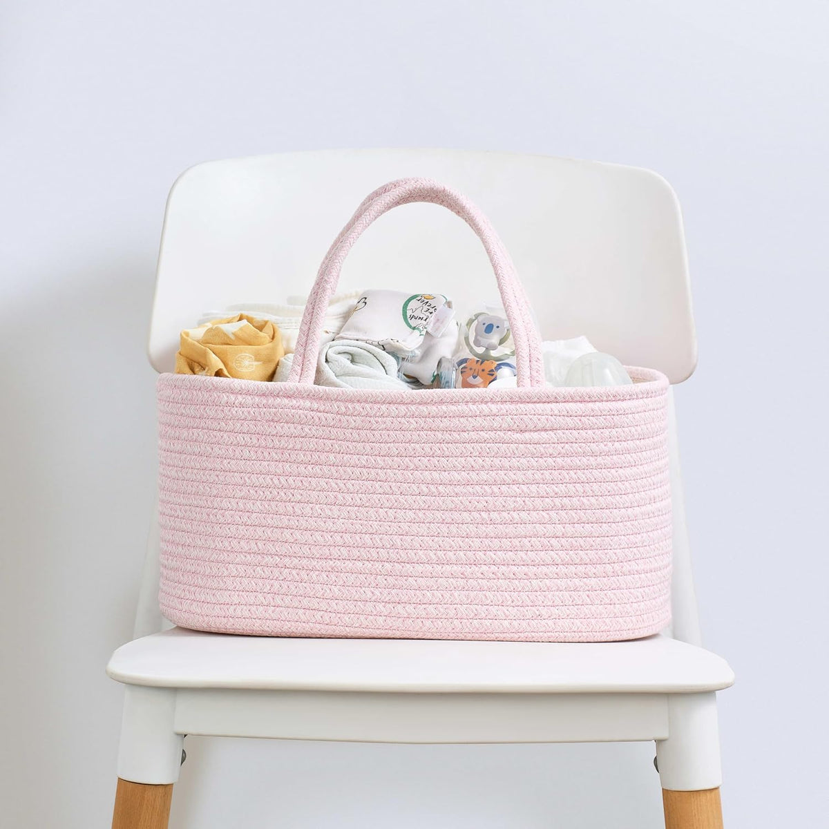 Diaper Caddy Organizer, Gift Basket for Baby Shower, Newborn Essentials