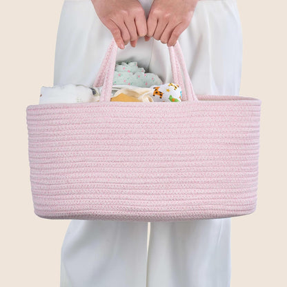 Diaper Caddy Organizer, Gift Basket for Baby Shower, Newborn Essentials