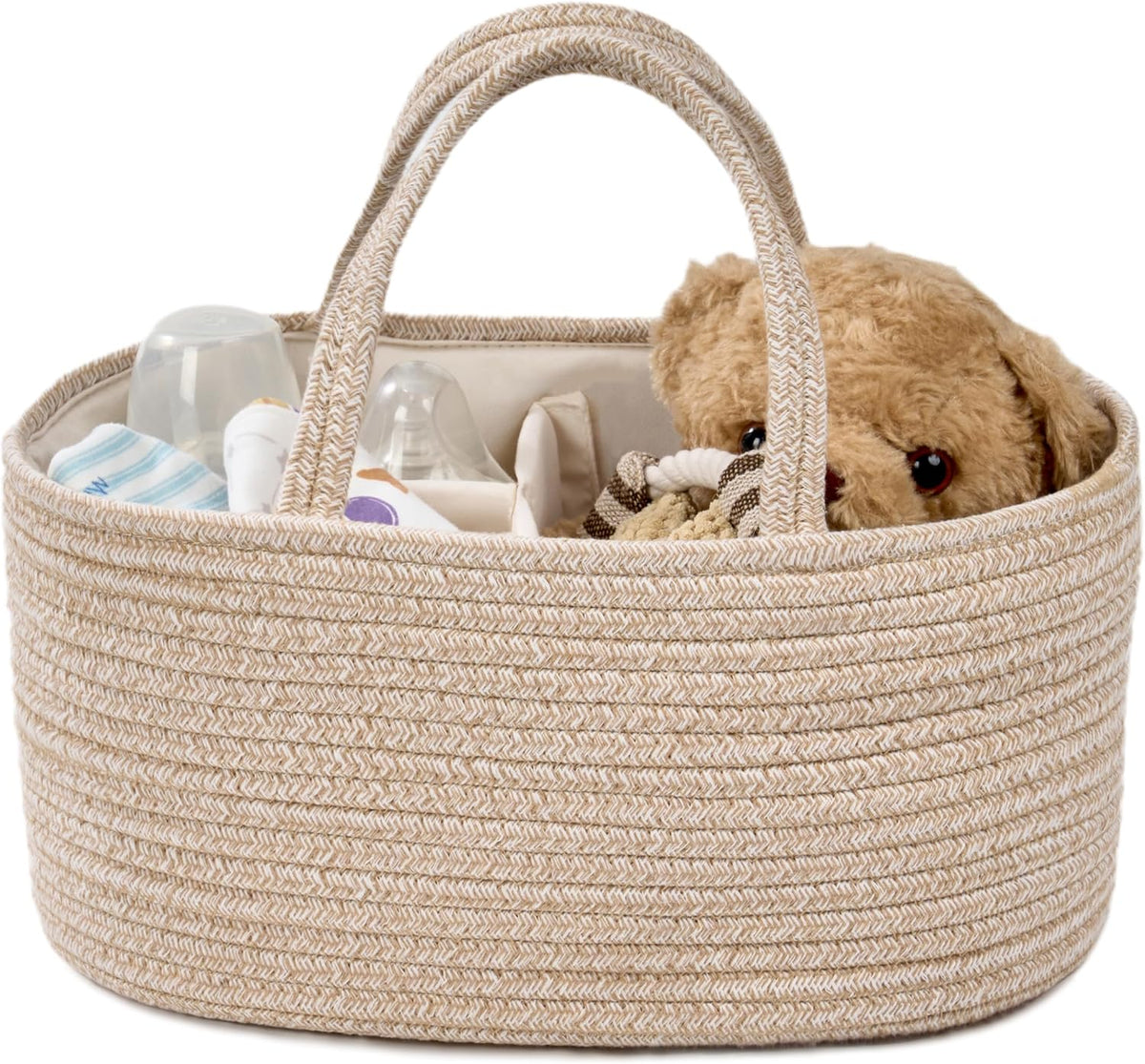 Diaper Caddy Organizer, Gift Basket for Baby Shower, Newborn Essentials
