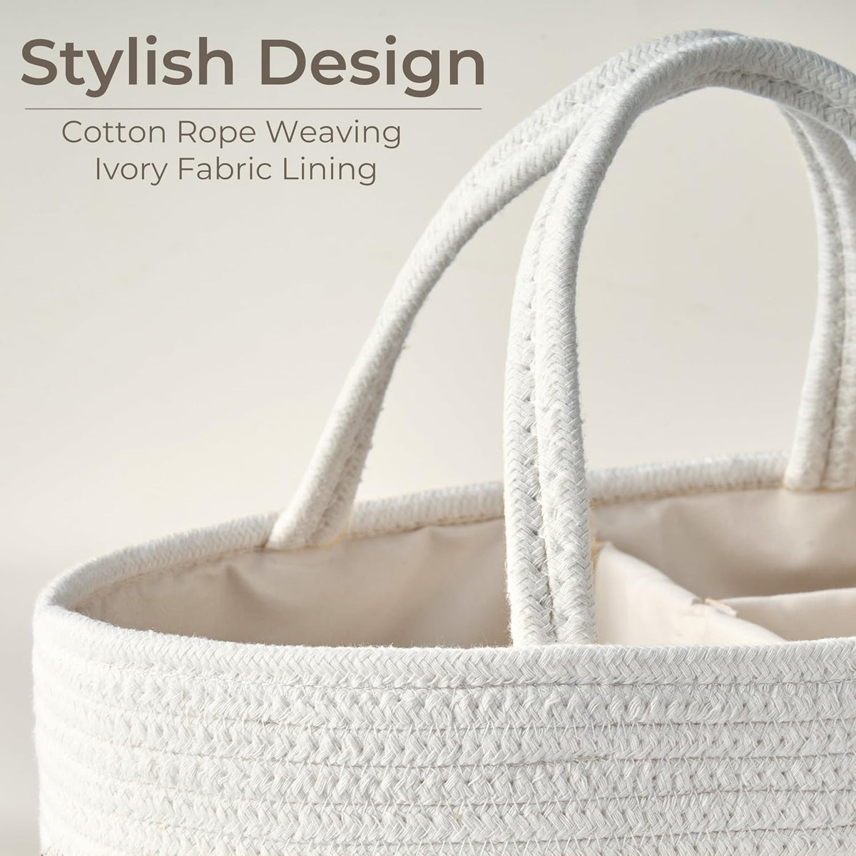 Diaper Caddy Organizer, Gift Basket for Baby Shower, Newborn Essentials