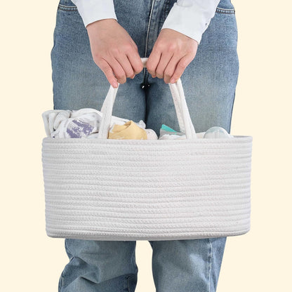Diaper Caddy Organizer, Gift Basket for Baby Shower, Newborn Essentials