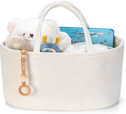 Diaper Caddy Organizer, Gift Basket for Baby Shower, Newborn Essentials