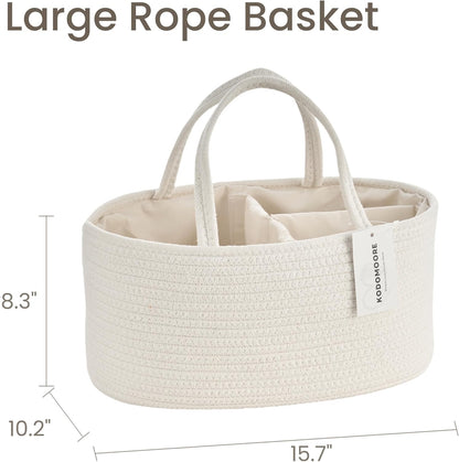 Diaper Caddy Organizer, Gift Basket for Baby Shower, Newborn Essentials