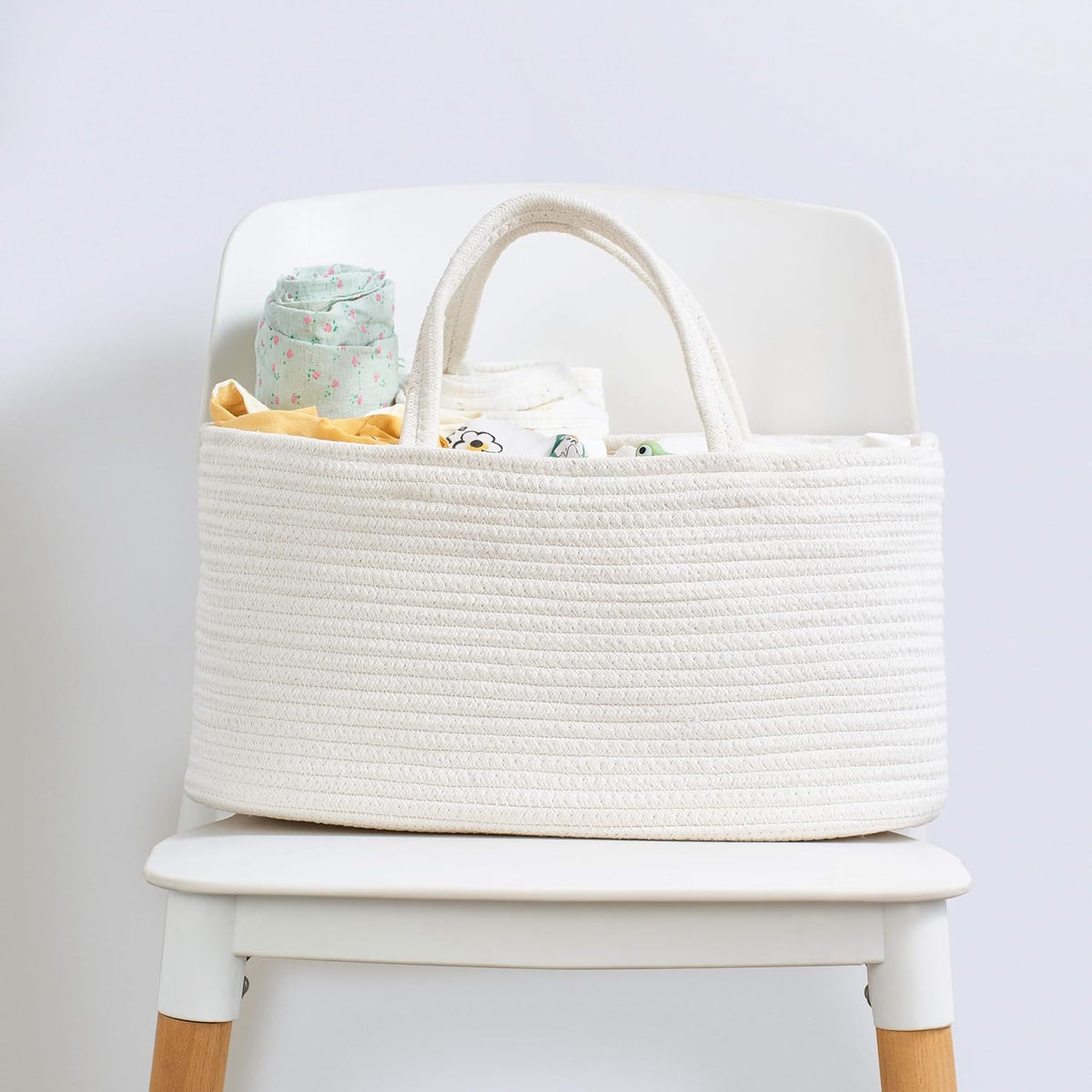 Diaper Caddy Organizer, Gift Basket for Baby Shower, Newborn Essentials