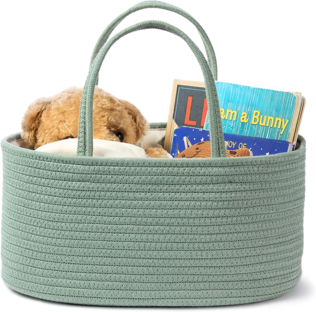 Diaper Caddy Organizer, Gift Basket for Baby Shower, Newborn Essentials