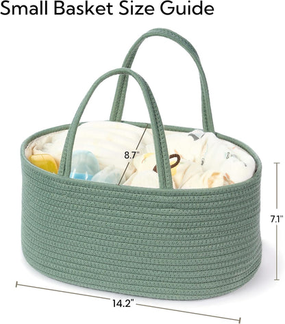 Diaper Caddy Organizer, Gift Basket for Baby Shower, Newborn Essentials