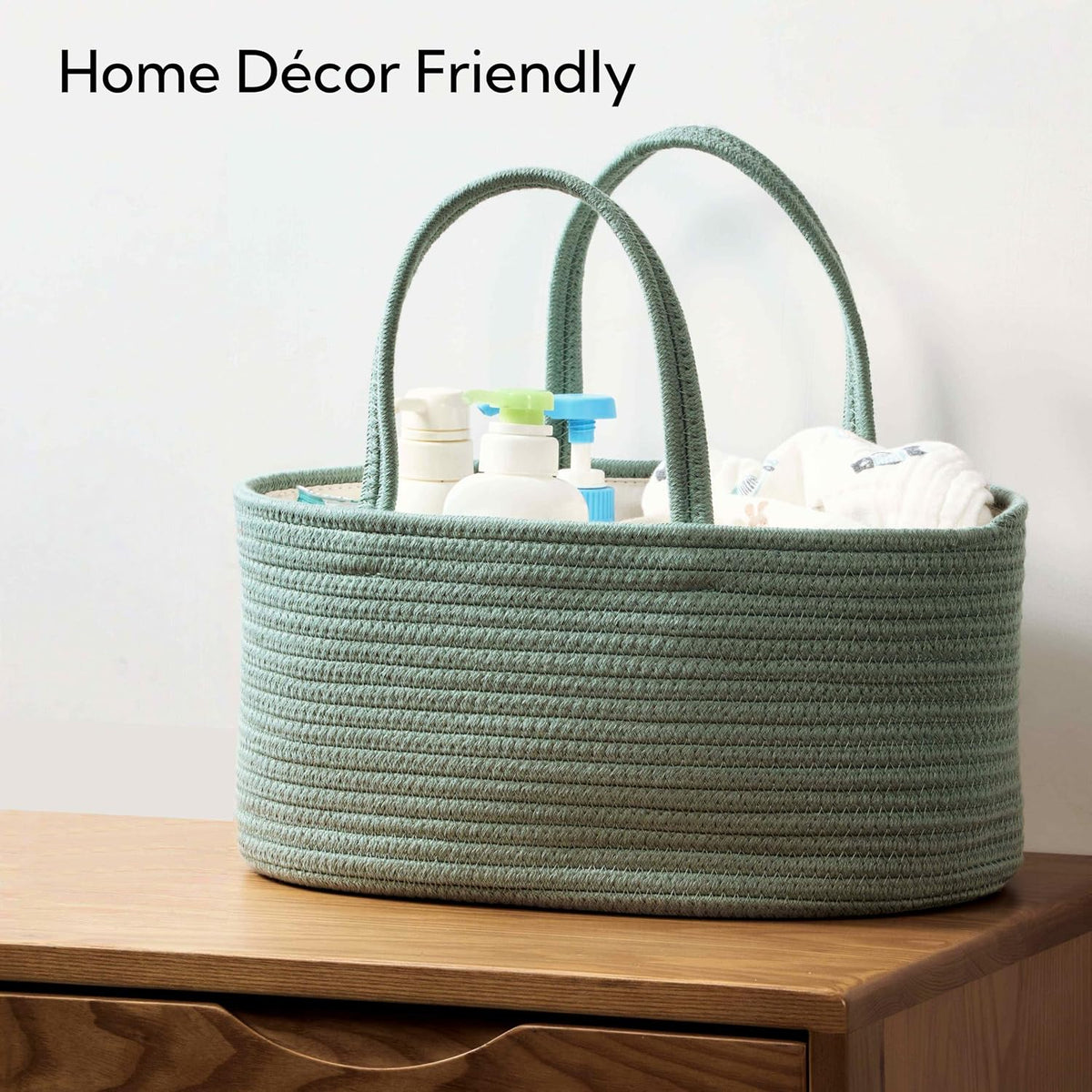 Diaper Caddy Organizer, Gift Basket for Baby Shower, Newborn Essentials