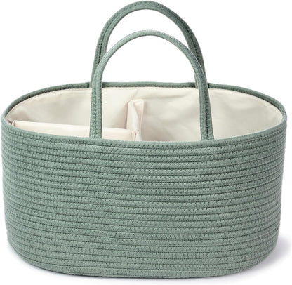 Diaper Caddy Organizer, Gift Basket for Baby Shower, Newborn Essentials