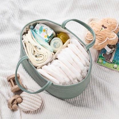 Diaper Caddy Organizer, Gift Basket for Baby Shower, Newborn Essentials