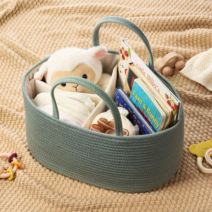 Diaper Caddy Organizer, Gift Basket for Baby Shower, Newborn Essentials