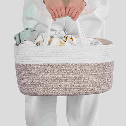 Diaper Caddy Organizer, Gift Basket for Baby Shower, Newborn Essentials