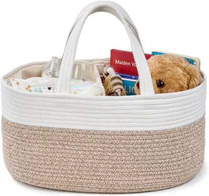 Diaper Caddy Organizer, Gift Basket for Baby Shower, Newborn Essentials