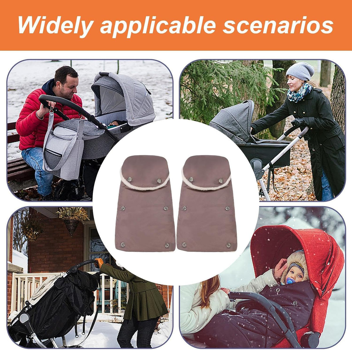Stroller Hand Muff Extra Thick Comfortable Warmer