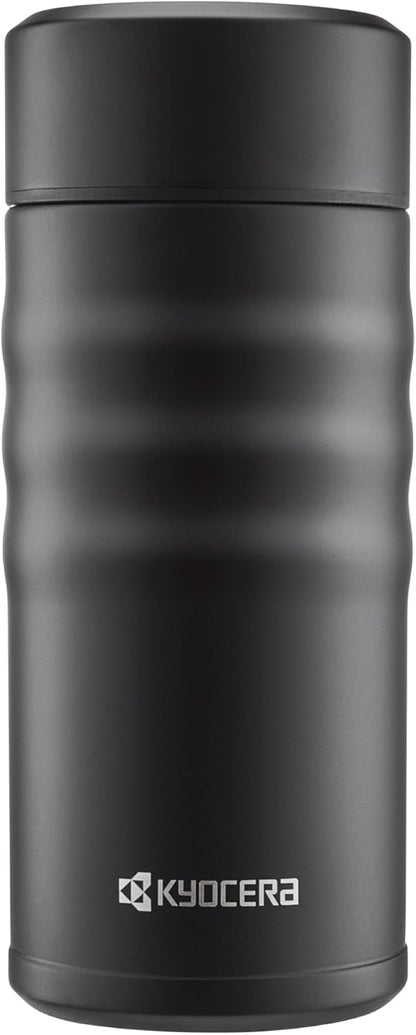 Twist Travel Mug – Slim Vacuum Insulated Ceramic-Lined Thermos | Twist Travel Mug: Slim, Vacuum Insulated Stainless Steel Thermos for Pure Flavor, Spill-Proof, 12oz & 17oz Options