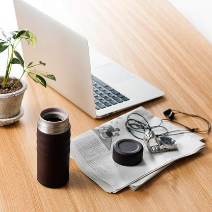 Twist Travel Mug – Slim Vacuum Insulated Ceramic-Lined Thermos | Twist Travel Mug: Slim, Vacuum Insulated Stainless Steel Thermos for Pure Flavor, Spill-Proof, 12oz & 17oz Options