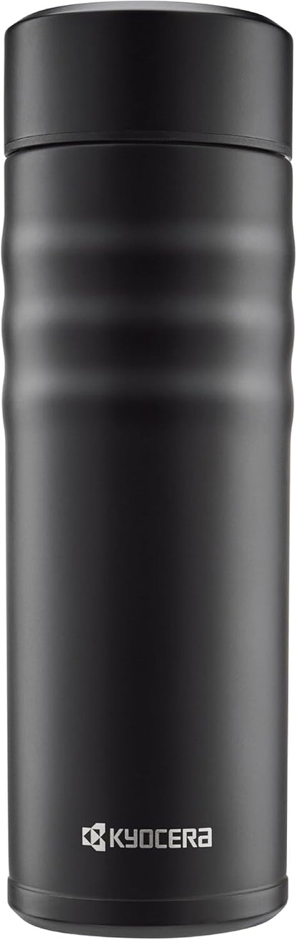 Twist Travel Mug – Slim Vacuum Insulated Ceramic-Lined Thermos | Twist Travel Mug: Slim, Vacuum Insulated Stainless Steel Thermos for Pure Flavor, Spill-Proof, 12oz & 17oz Options