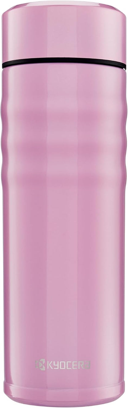 Twist Travel Mug – Slim Vacuum Insulated Ceramic-Lined Thermos | Twist Travel Mug: Slim, Vacuum Insulated Stainless Steel Thermos for Pure Flavor, Spill-Proof, 12oz & 17oz Options