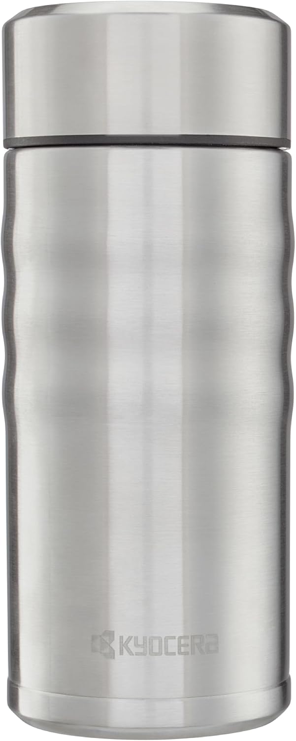 Twist Travel Mug – Slim Vacuum Insulated Ceramic-Lined Thermos | Twist Travel Mug: Slim, Vacuum Insulated Stainless Steel Thermos for Pure Flavor, Spill-Proof, 12oz & 17oz Options