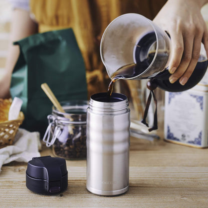 Twist Travel Mug – Slim Vacuum Insulated Ceramic-Lined Thermos | Twist Travel Mug: Slim, Vacuum Insulated Stainless Steel Thermos for Pure Flavor, Spill-Proof, 12oz & 17oz Options