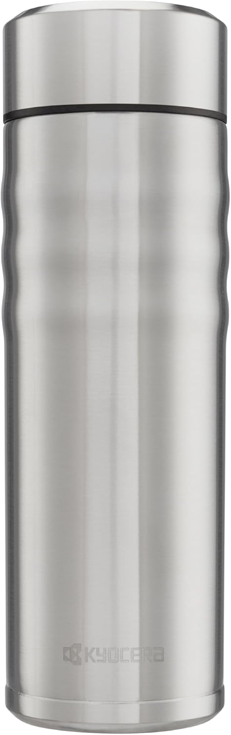 Twist Travel Mug – Slim Vacuum Insulated Ceramic-Lined Thermos | Twist Travel Mug: Slim, Vacuum Insulated Stainless Steel Thermos for Pure Flavor, Spill-Proof, 12oz & 17oz Options