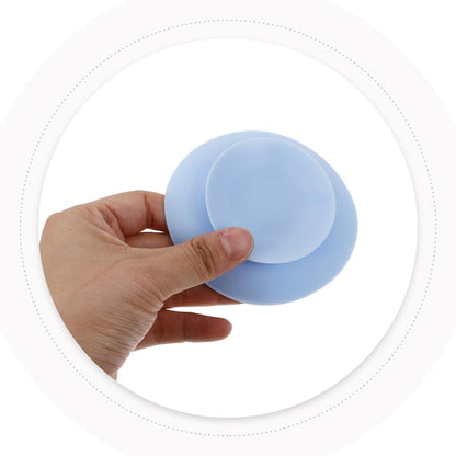 8pcs Double Sided Suction Cups Nonslip Silicone Plate Suckers Portable Utensil Rest Sucker Pads Fixing Tableware Accessories for Baby Elderly