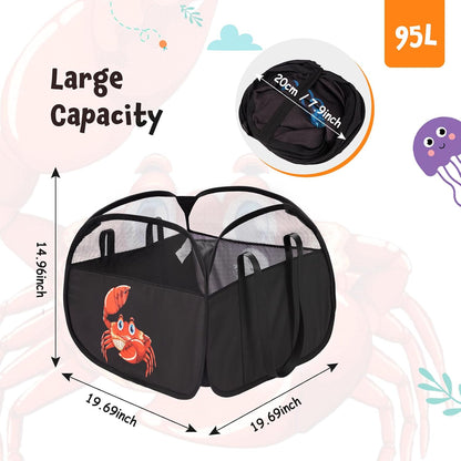 95L Toy Storage Basket Box Chest for Boys Baby Toddler Kids