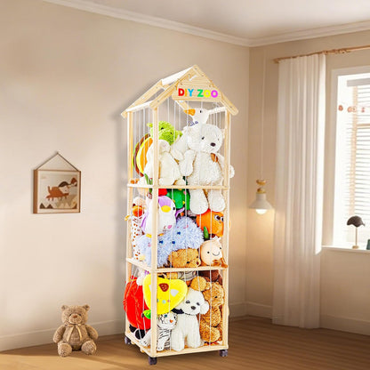 Stuffed Animal Storage, Stuff Animal Holder Organizer Display Shelf