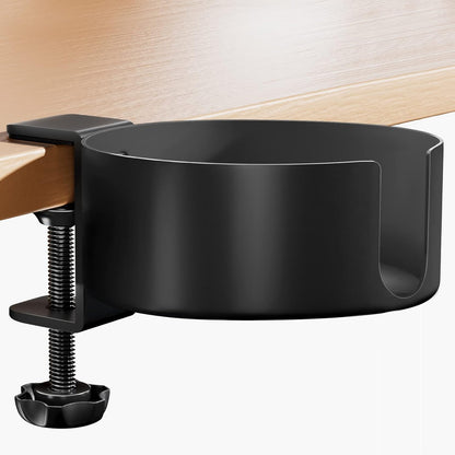 Large Desk Cup Holder, Anti-Spill Cup Holder for Desk or Table | Sturdy and Durable, Easy to Install, for Yeti 14/24/36oz Ramblers, Hydro Flasks 32/40oz, Gaming PC Office Accessories