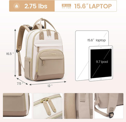 Diaper Bag Backpack with Changing Pad, Large Baby Bag, Beige-khaki