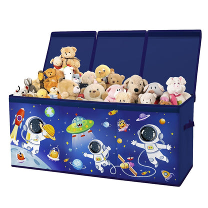 Toy Storage Box with Lids Extra Large Collapsible Toy Box Chest for Kids