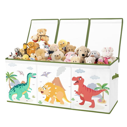 Toy Storage Box with Lids Extra Large Collapsible Toy Box Chest for Kids