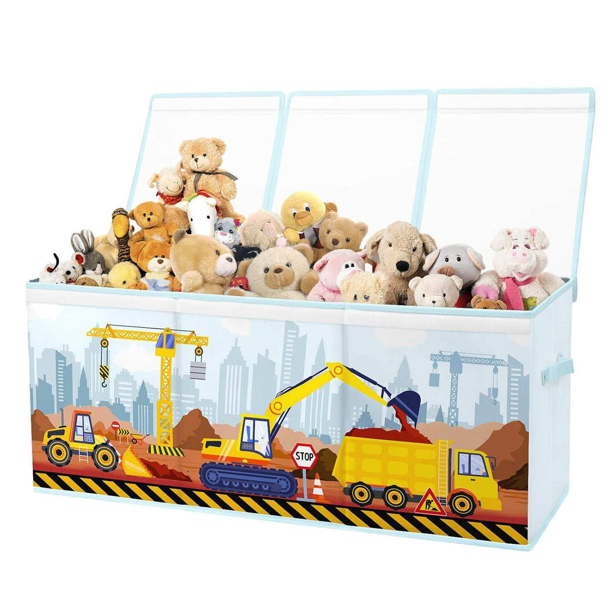 Toy Storage Box with Lids Extra Large Collapsible Toy Box Chest for Kids