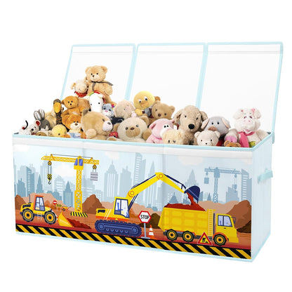 Toy Storage Box with Lids Extra Large Collapsible Toy Box Chest for Kids