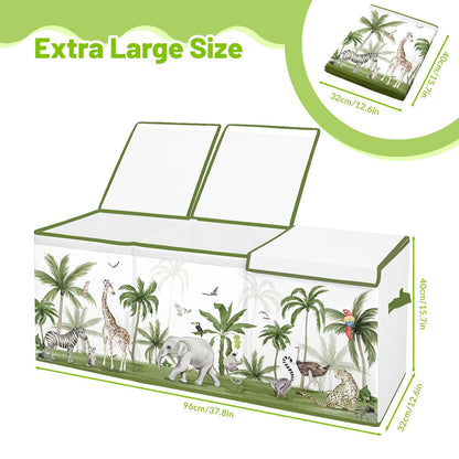 Toy Storage Box with Lids Extra Large Collapsible Toy Box Chest for Kids