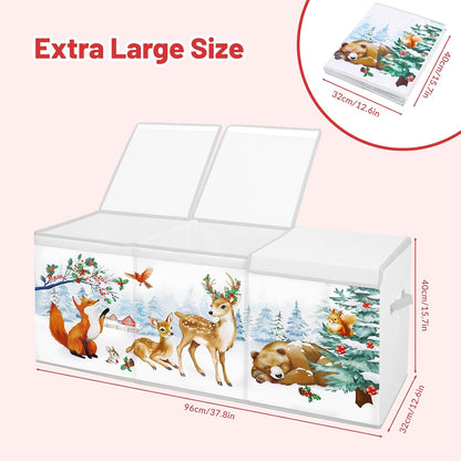 Toy Storage Box with Lids Extra Large Collapsible Toy Box Chest for Kids