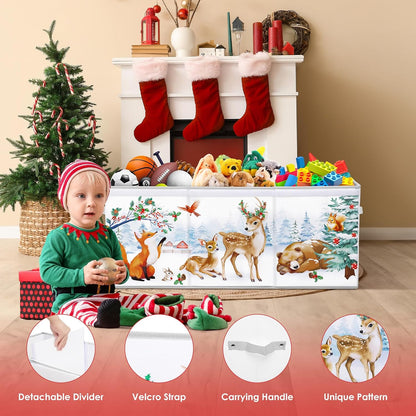 Toy Storage Box with Lids Extra Large Collapsible Toy Box Chest for Kids