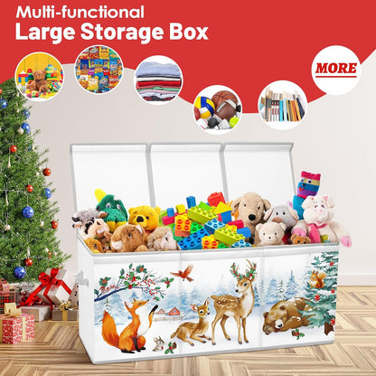 Toy Storage Box with Lids Extra Large Collapsible Toy Box Chest for Kids