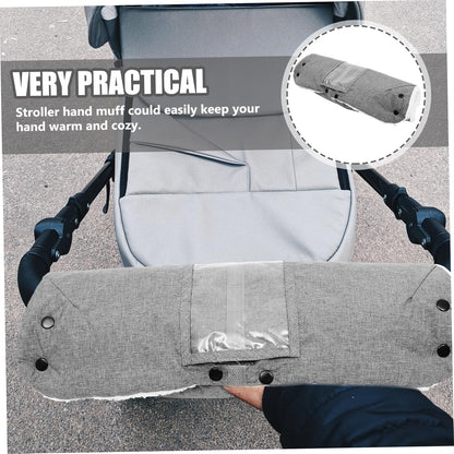 Windproof Stroller Mittens Detachable Hand Warmers for Cold Weather Comfortable and Practical for Outdoor Use by Parents