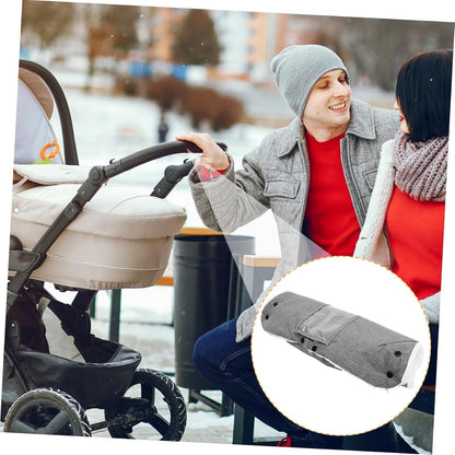 Windproof Stroller Mittens Detachable Hand Warmers for Cold Weather Comfortable and Practical for Outdoor Use by Parents