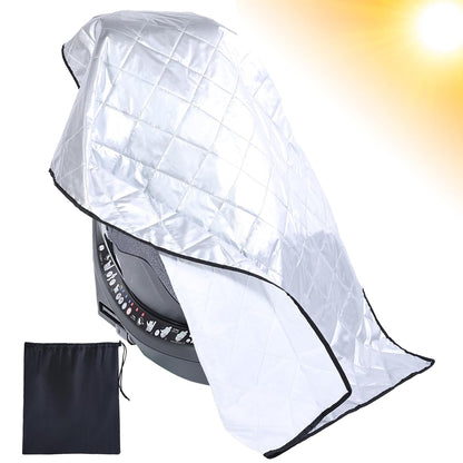 Car Seat Sun Shade Cover Cooling for Baby Car Seat Belts 39"x51"