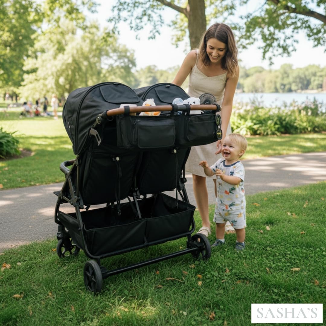 Stroller Organizer for Zoe Twin Double Stroller (Empty Bag)