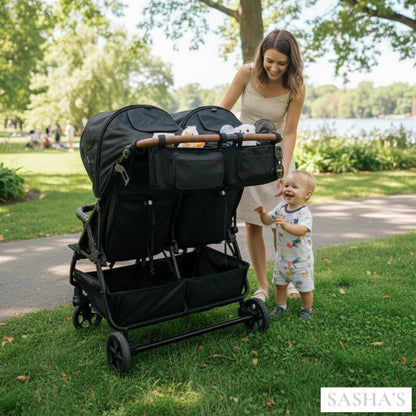 Stroller Organizer for Zoe Twin Double Stroller (Empty Bag)