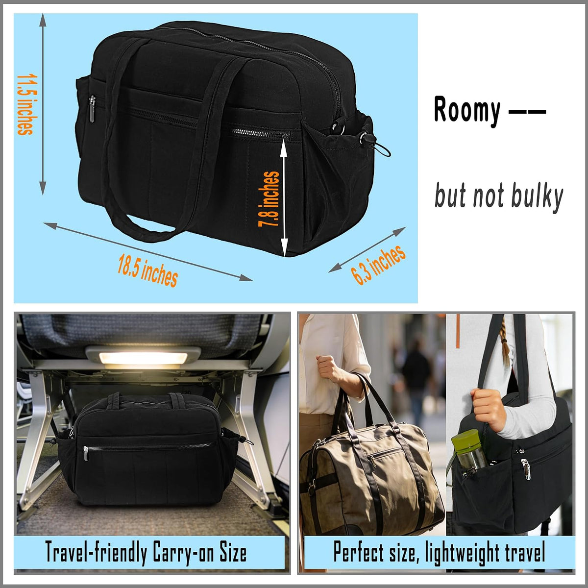 Medium Diaper Bag Tote, Shoulder & Crossbody Mom Bag
